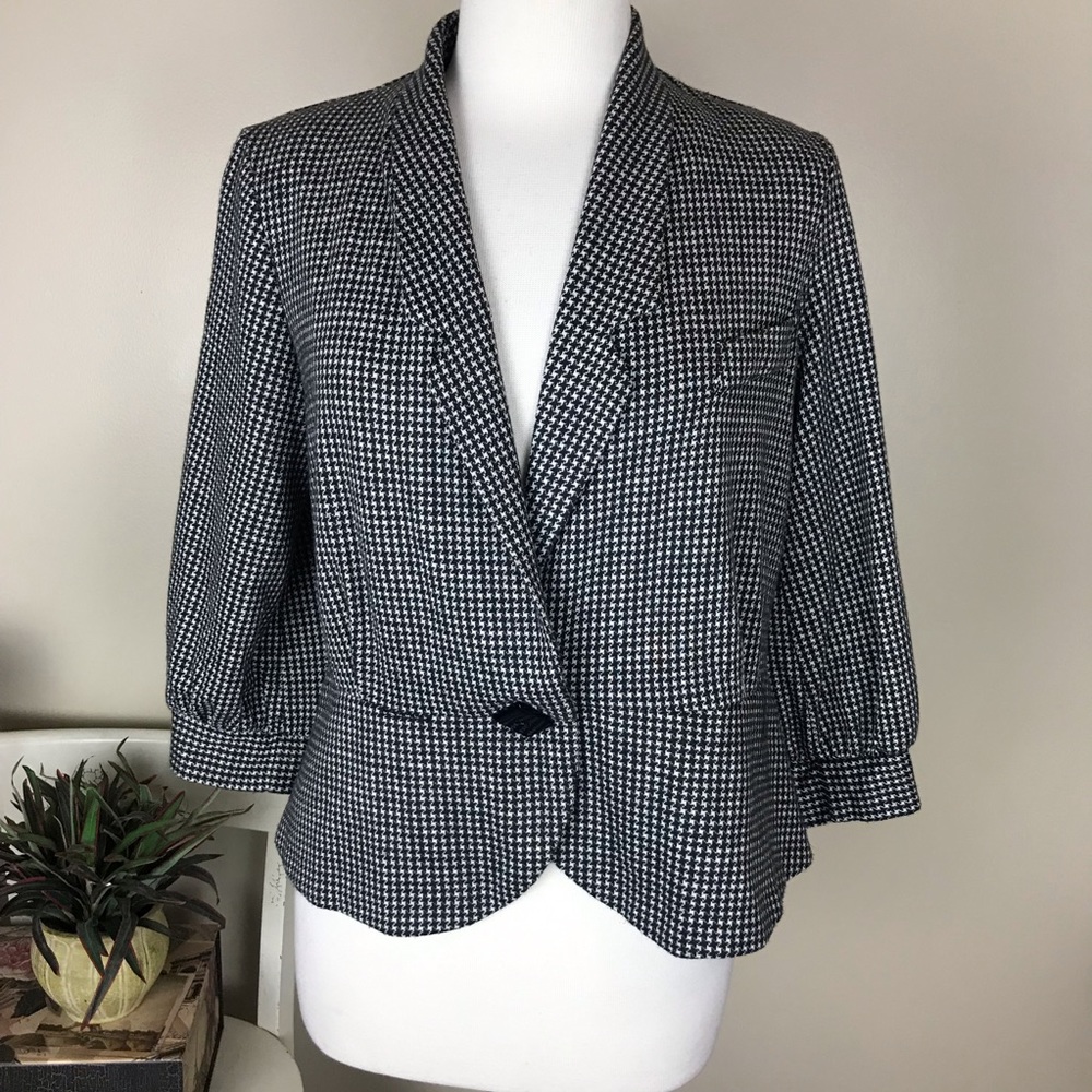Vintage Gingham Peplum Blazer - Union Made